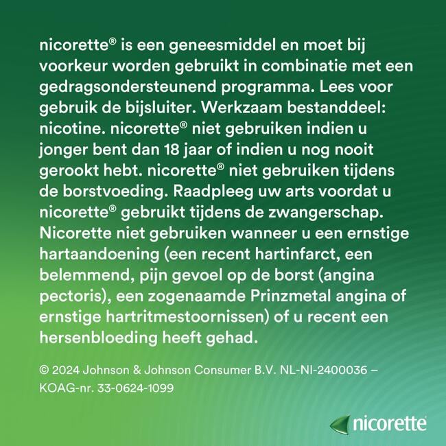 Nicorette Patch 15MG 14 stuks