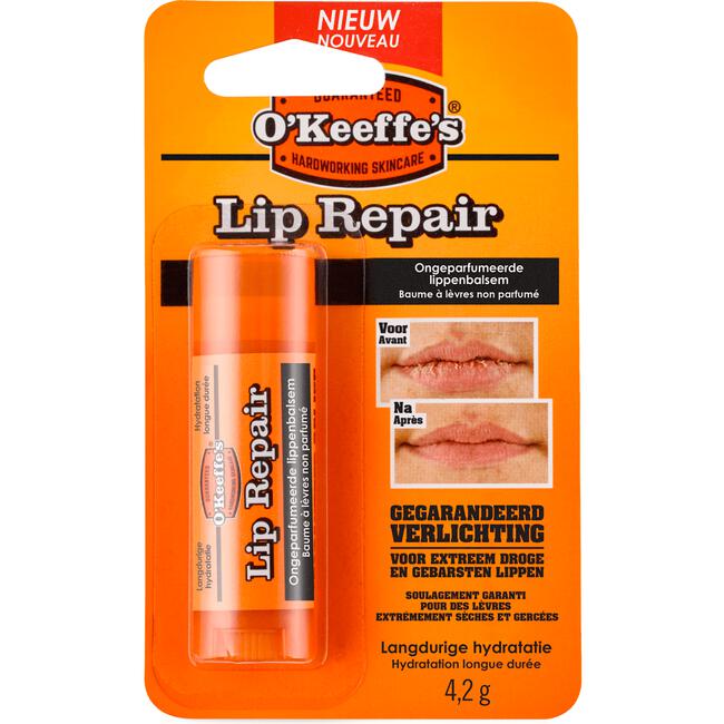 O'Keeffe's Lip Repair Ongeparfumeerde Lippenbalsem