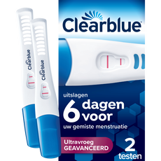 Clearblue Vroege Geavanceerd Detectie Zwangerschapstest 2 Stuks