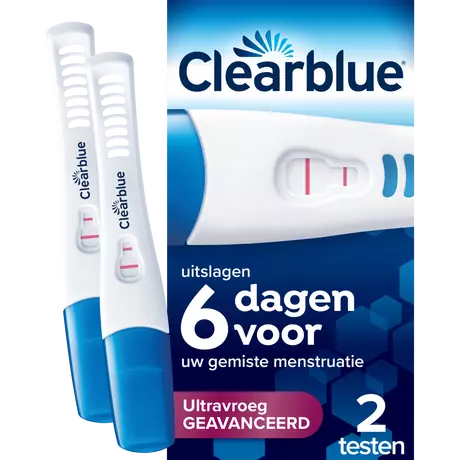 Clearblue Vroege Geavanceerd Detectie Zwangerschapstest 2 Stuks