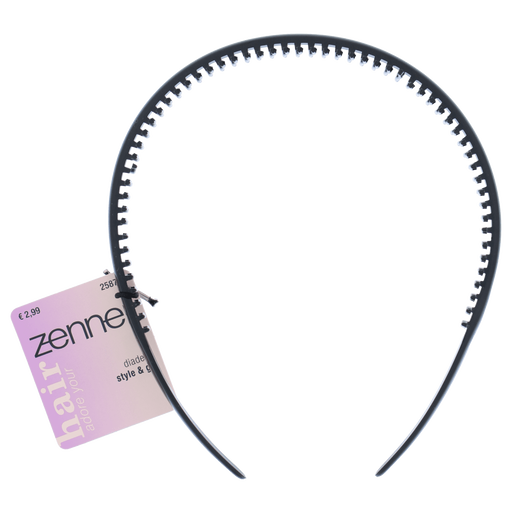 Zenner Diadeem Breed 2,7CM Zwart