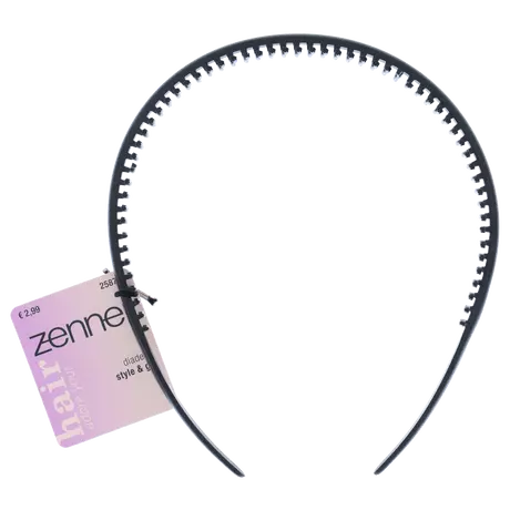 Zenner Diadeem Breed 2,7CM Zwart