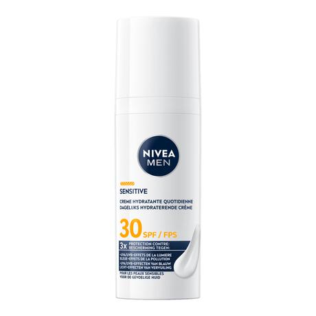 NIVEA MEN Sensitive Triple Protect Moisturizer SPF30 50 ML