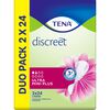 TENA Discreet Ultra Mini Plus Incontinentie Inlegkruisjes Duopack 2x24 stuks
