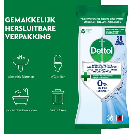 Dettol Hygiënische Doekjes 30 stuks