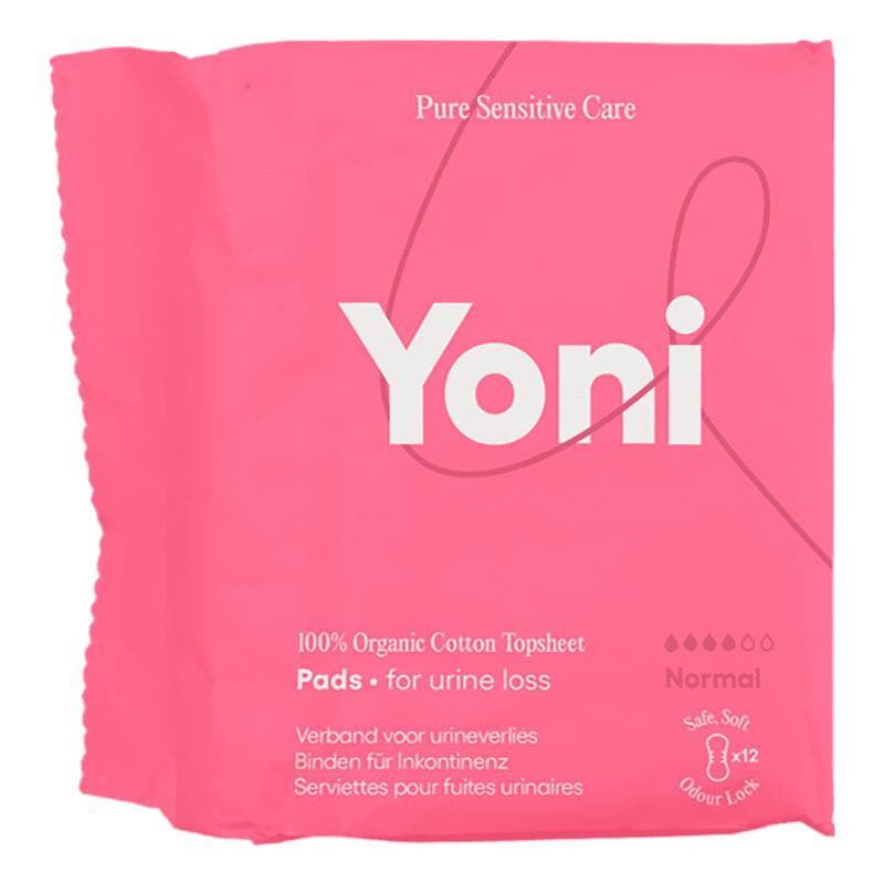 Yoni Verband Urineverlies Normal 100% Bio Katoenen Toplaag 10 stuks