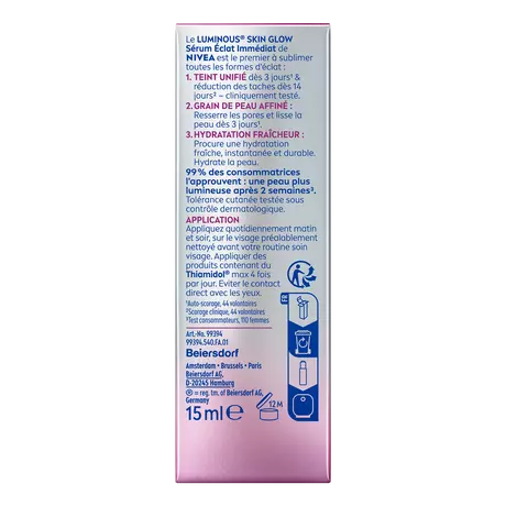 NIVEA Luminous Skin Glow Instant Glow Serum 15 ML