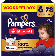 Pampers Baby Dry Night Pants Voordeelbox Luierbroekjes Maat 6 13-19 KG 78 stuks