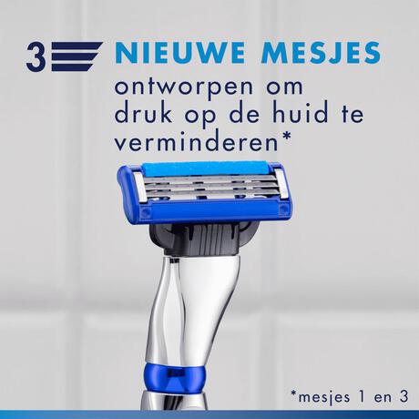 Gillette Mach3 Turbo Navulmesjes 5 Stuks