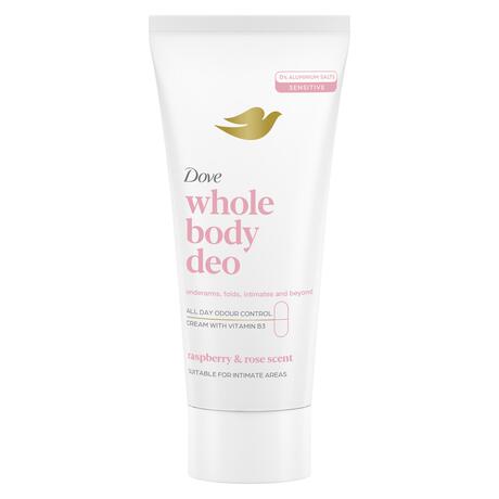 Dove Whole Body Raspberry & Rose Deodorant Cream 75 gram