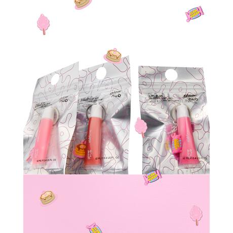 Glow Hub Lip Slip Glossy Lip Oil Raspberry 12Ml