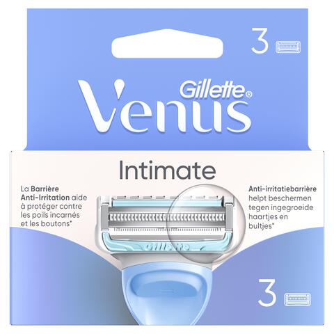 Gillette Venus Intimate Navulmesjes 3 Stuks