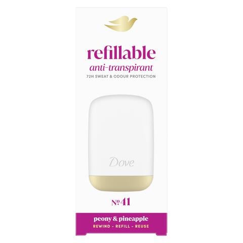 Dove Peony Antiperspirant Deodorant Refillable Starter Kit