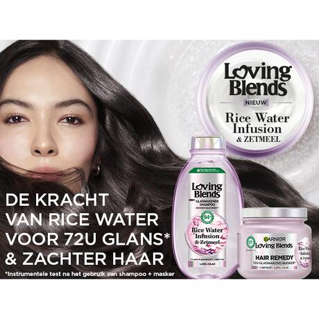 Garnier Loving Blends Rice Water Infusion & Zetmeel Shampoo 300 ML