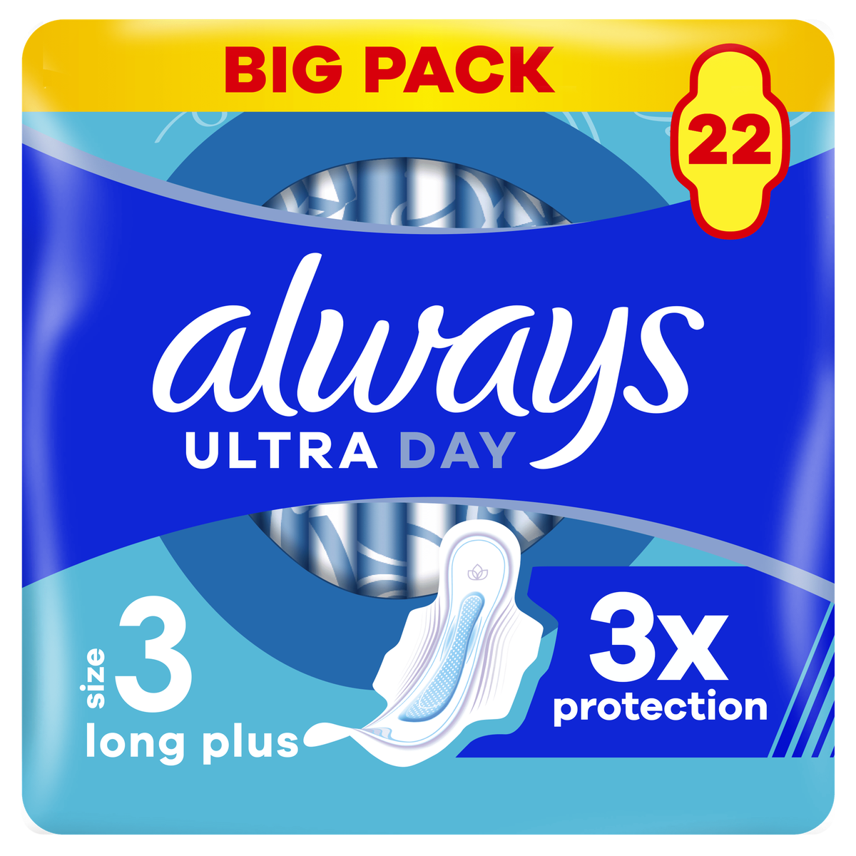 Always Maandverband Long Ultra Wings - 22 stuks
