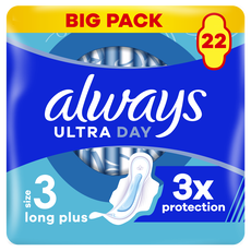 Always Maandverband Ultra Day Long Plus Wings Big Pack 22 stuks