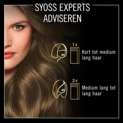 Syoss Oleo Intense Permanente Haarkleuring 6-10 Donkerblond/Blond Foncé