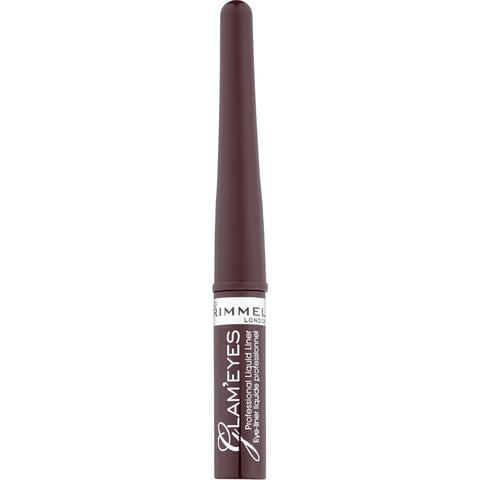 Rimmel London Glam'Eyes Professionalliquid Eyeliner - 002 Velvet Brown