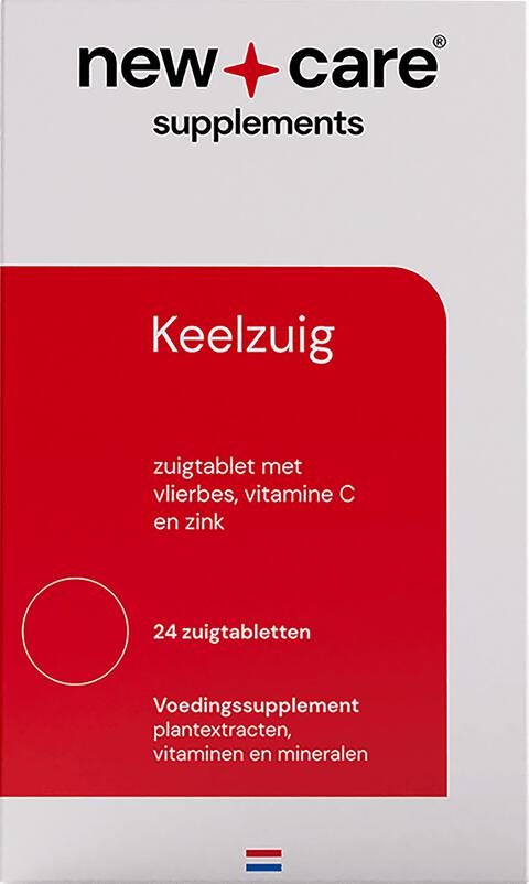 New Care Keelzuig Tabletten 24 stuks
