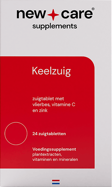 New Care Keelzuig Tabletten 24 stuks