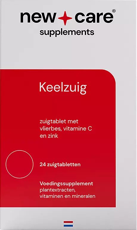 New Care Keelzuig Tabletten 24 stuks