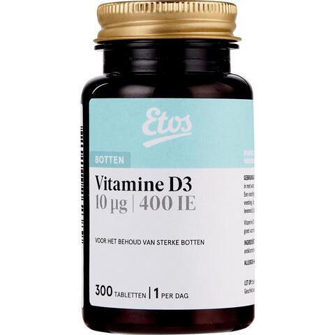 Etos Vitamine D3 10µg 400 IE 300 tabletten