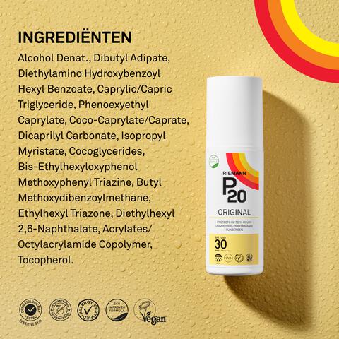 P20 Original Zonnebrand SPF30 85 ML