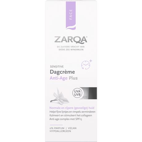 Zarqa Anti-Age Plus SPF15 Sensitive Dagcrème 50 ML