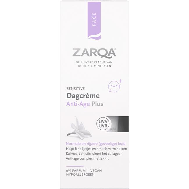 Zarqa Anti-Age Plus SPF15 Sensitive Dagcrème 50 ML
