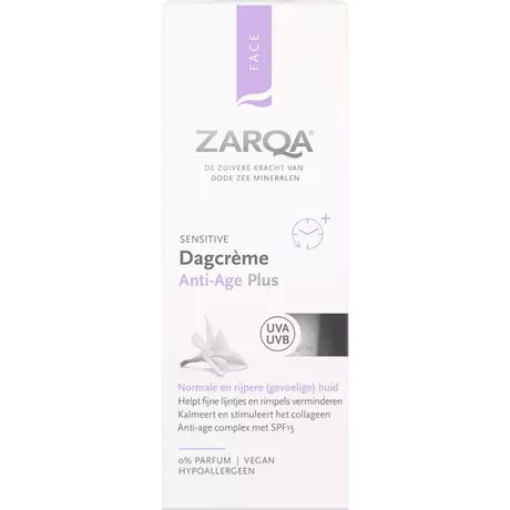 Zarqa Anti-Age Plus SPF15 Sensitive Dagcrème 50 ML