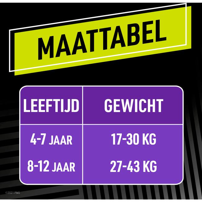 Ninjamas Pants Luierbroekjes Meisje Maat 7 4-7 Jaar 10 Stuks