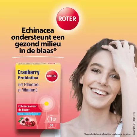Roter Cranberry + Probiotica Capsules 30 Stuks