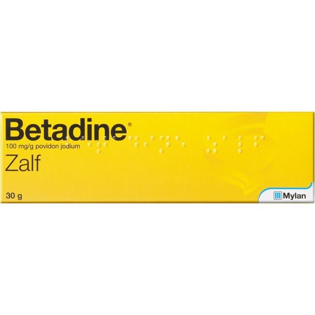 Confronteren Knuppel Boven hoofd en schouder Betadine Zalf 100 mg/g Povidonjood 30 GR | Etos