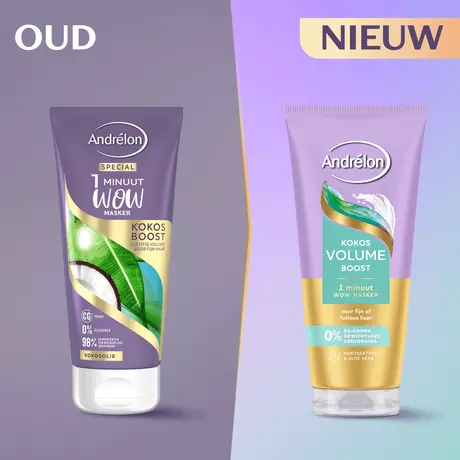 Andrélon Kokos Volume Boost 1 Min Masker 180 ML