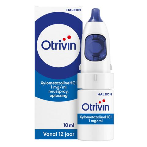 Otrivin Xylometazoline HCI 1 MG/ML Neusspray bij een Verstopte Neus 10 ML