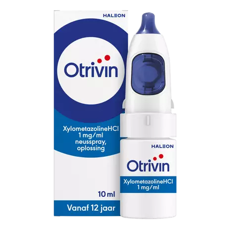 Otrivin Xylometazoline HCI 1 MG/ML Neusspray bij een Verstopte Neus 10 ML
