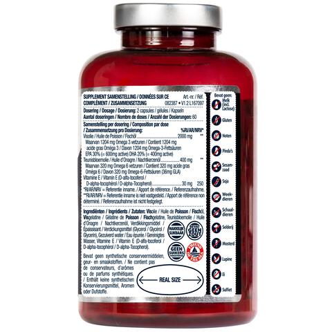 Lucovitaal Super Visolie Omega 3 Capsules 120 stuks