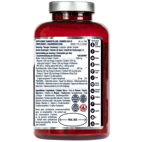 Lucovitaal Super Visolie Omega 3 Capsules 120 stuks