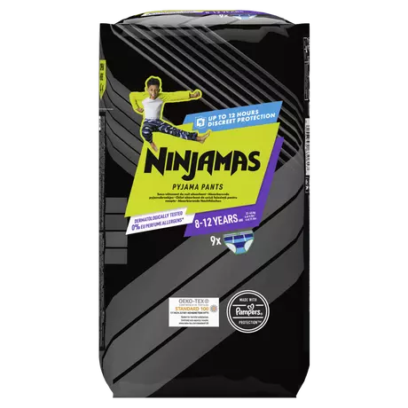 Ninjamas Pyjama Pants Jongen Maat 8 8-12 Jaar 9 stuks