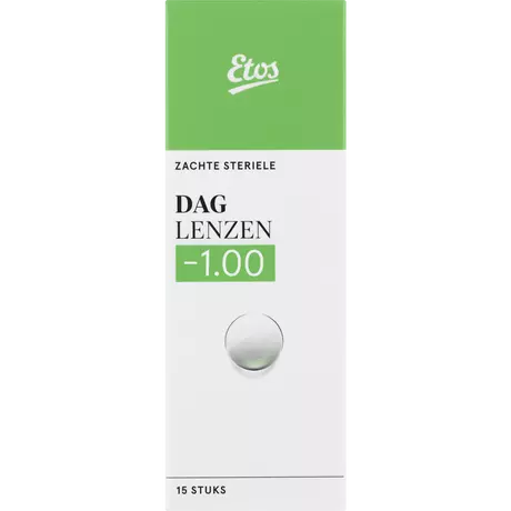 Etos Zachte Daglenzen -1,00 15 stuks