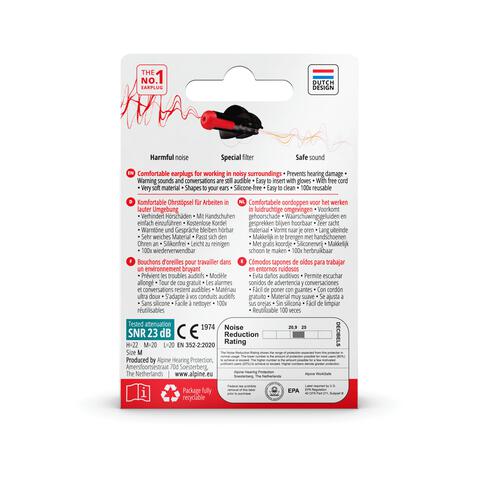 Alpine WorkSafe Herbruikbare Klus Oordoppen 1 paar