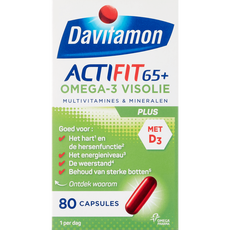 Davitamon Actifit 65+ Omega 3 Visolie Capsules