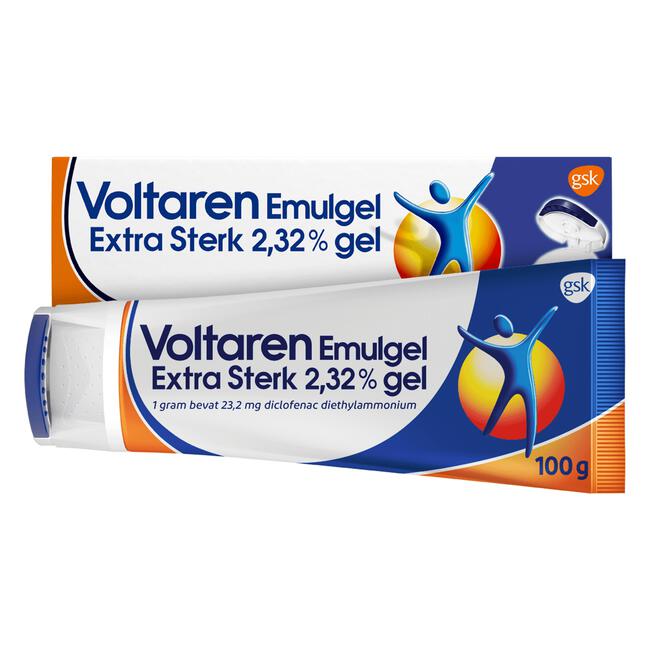 Voltaren Emulgel Extra Sterk 2,32% (Diclofenac) Bij Gewrichtspijn In Knie En Vinger 100 GR