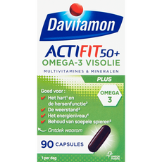 Davitamon Actifit 50+ Omega-3 Visolie Capsules