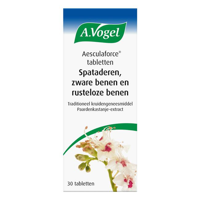 A.Vogel Aesculaforce bij Spataderen & Zware Benen Tabletten 30 stuks