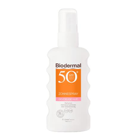 Biodermal Gevoelige Huid Zonnebrand Spray SPF 50+ 175 ML