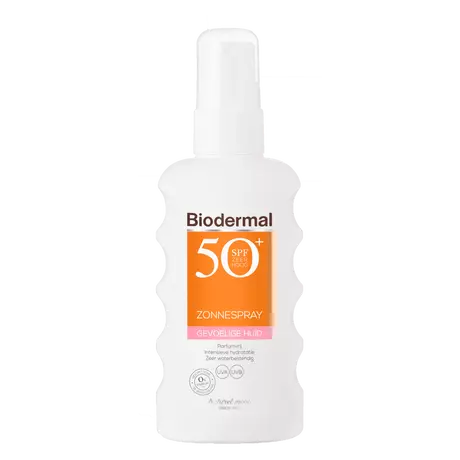 Biodermal Gevoelige Huid Zonnebrand Spray SPF50+ 175 ML