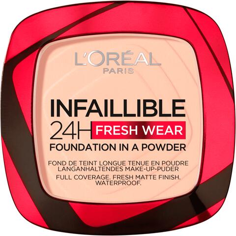 L'Oréal Paris Infaillible 24H Fresh Wear Foundation in a Powder 180 Rose Sand