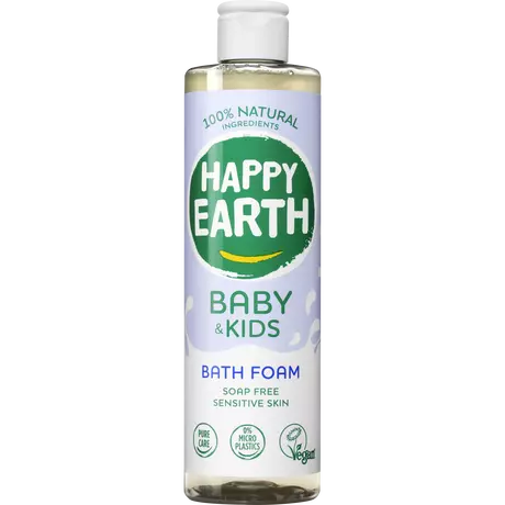 Happy Earth 100% Natuurlijke Baby & Kids Zeepvrije Badschuim 100 ML