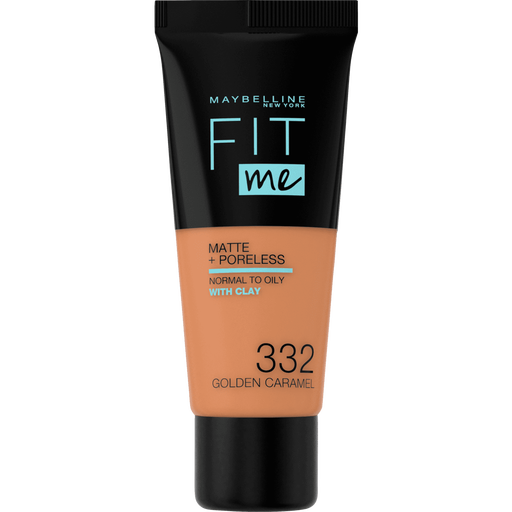 Maybelline New York Fit Me Matte + Poreless Foundation 332 Golden Caramel